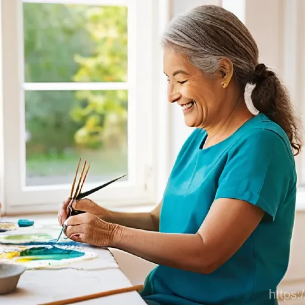 레크리에이션 지도자와 스트레스 관리 - **Creative Well-being Workshop in a French Cultural Center:**
    "A bright and inviting art studio ...